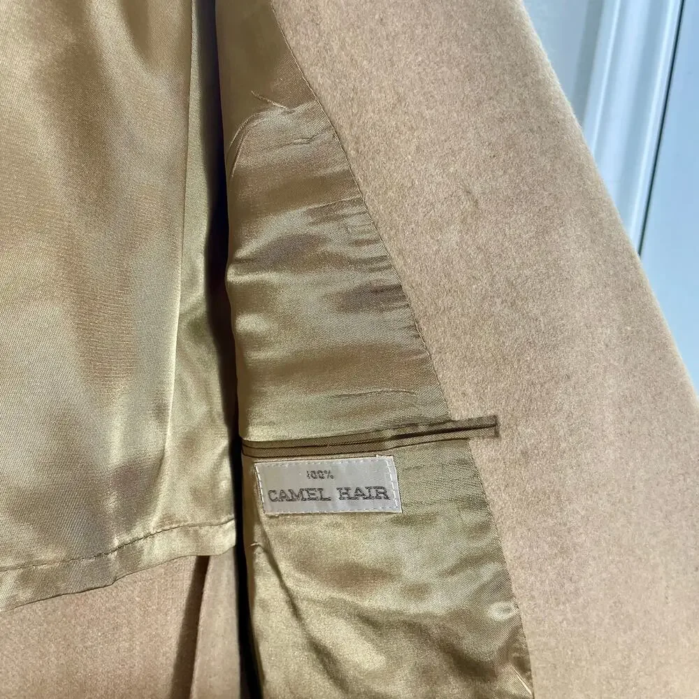 Vintage 1960s Tan Orbach's Men's 100% Camel Hair Blazer Sportswear Jacket 40R